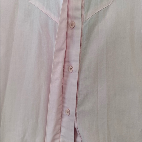 Rare Vintage Wranglers Women’s Southwest Aztec Shirt Pink Bull Design Size Med - Picture 8 of 13